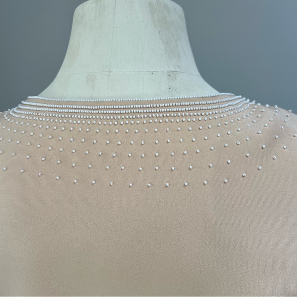 VALENTINO 2-Piece Silk Jacket/Dress Set in Soft Peach, US size 6 - Picture 12 of 15